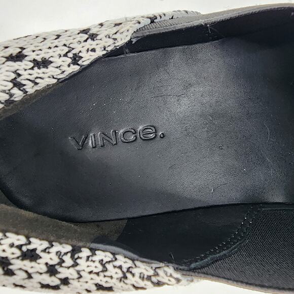 Vince Women's Warren Tweed Trainers Platform Slip On Sneakers Size 7.5 - Picture 3 of 6